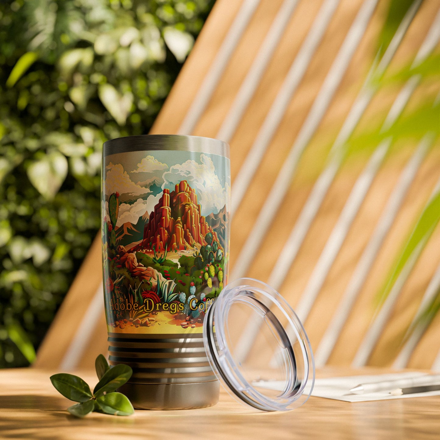 "Cactus Canyon" 20oz Ringneck Tumbler - from Adobe Dregs Coffee™
