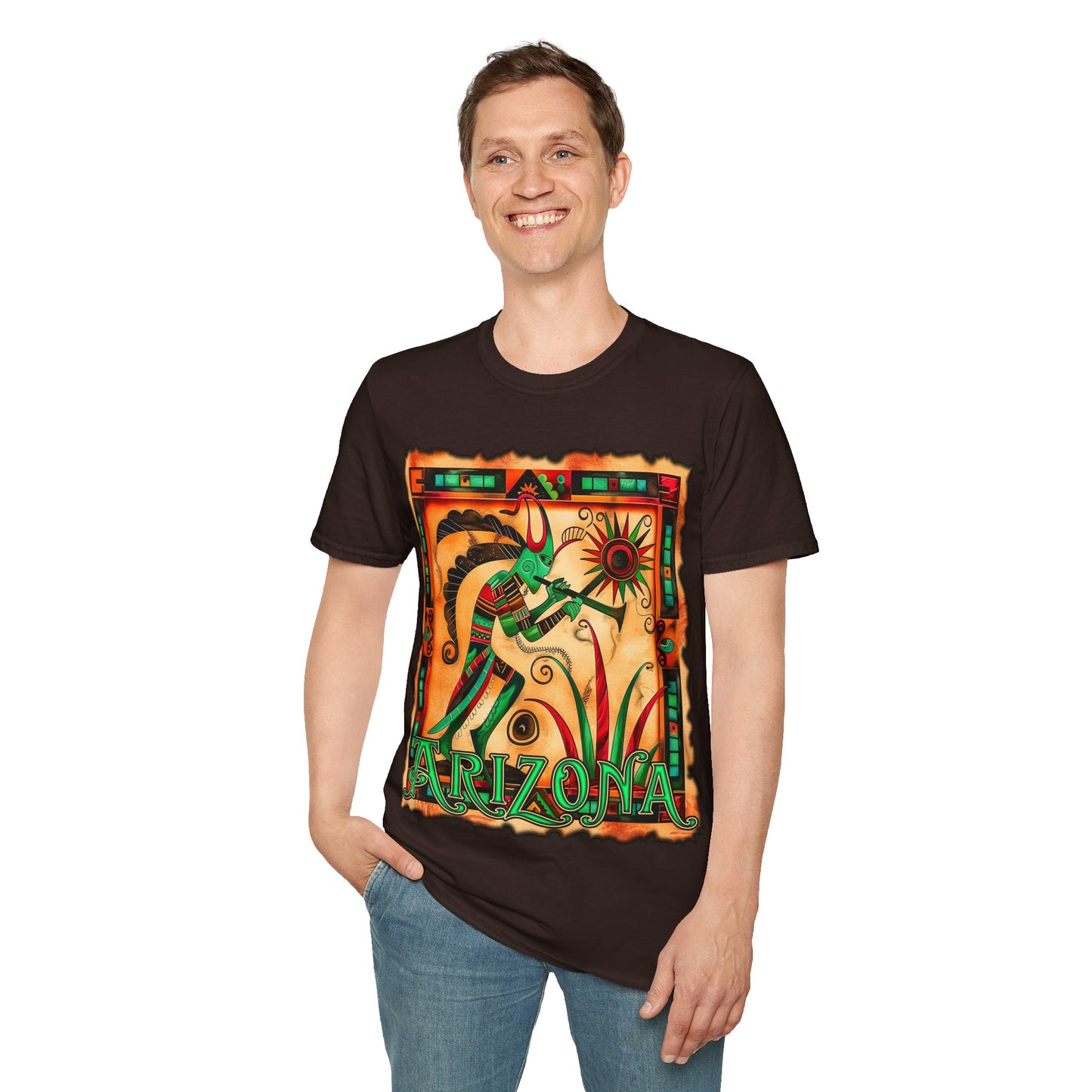 "Jaden Trumpet" Unisex Softstyle T-Shirt from Adobe Dregs Coffee Stash™
