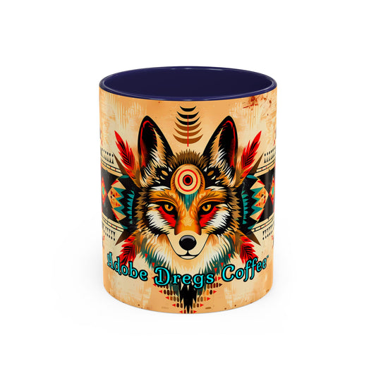 Song of the Wolf Accent Coffee Mug, 11oz from Adobe Dregs Coffee