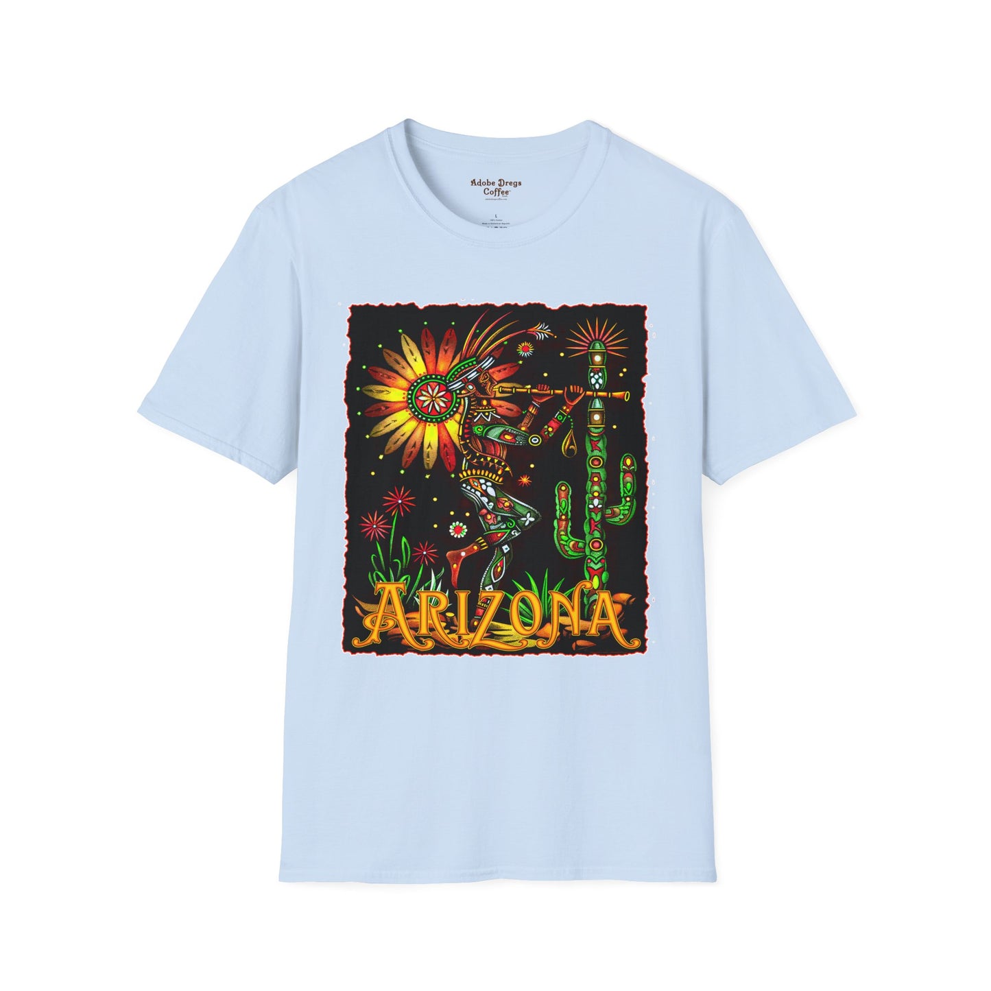 "Totem" Unisex Softstyle T-Shirt from Adobe Dregs Coffee Stash™