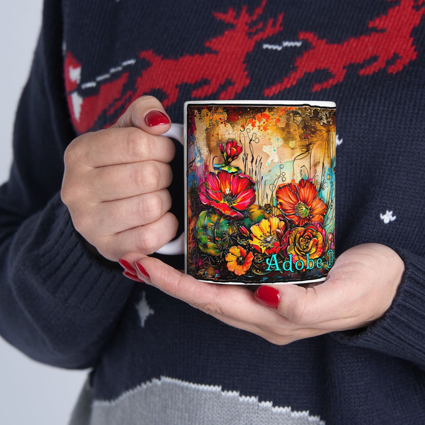 "Butterfly Dreams" Colorful Ceramic Mug - Available in 11oz and 15oz Sizes