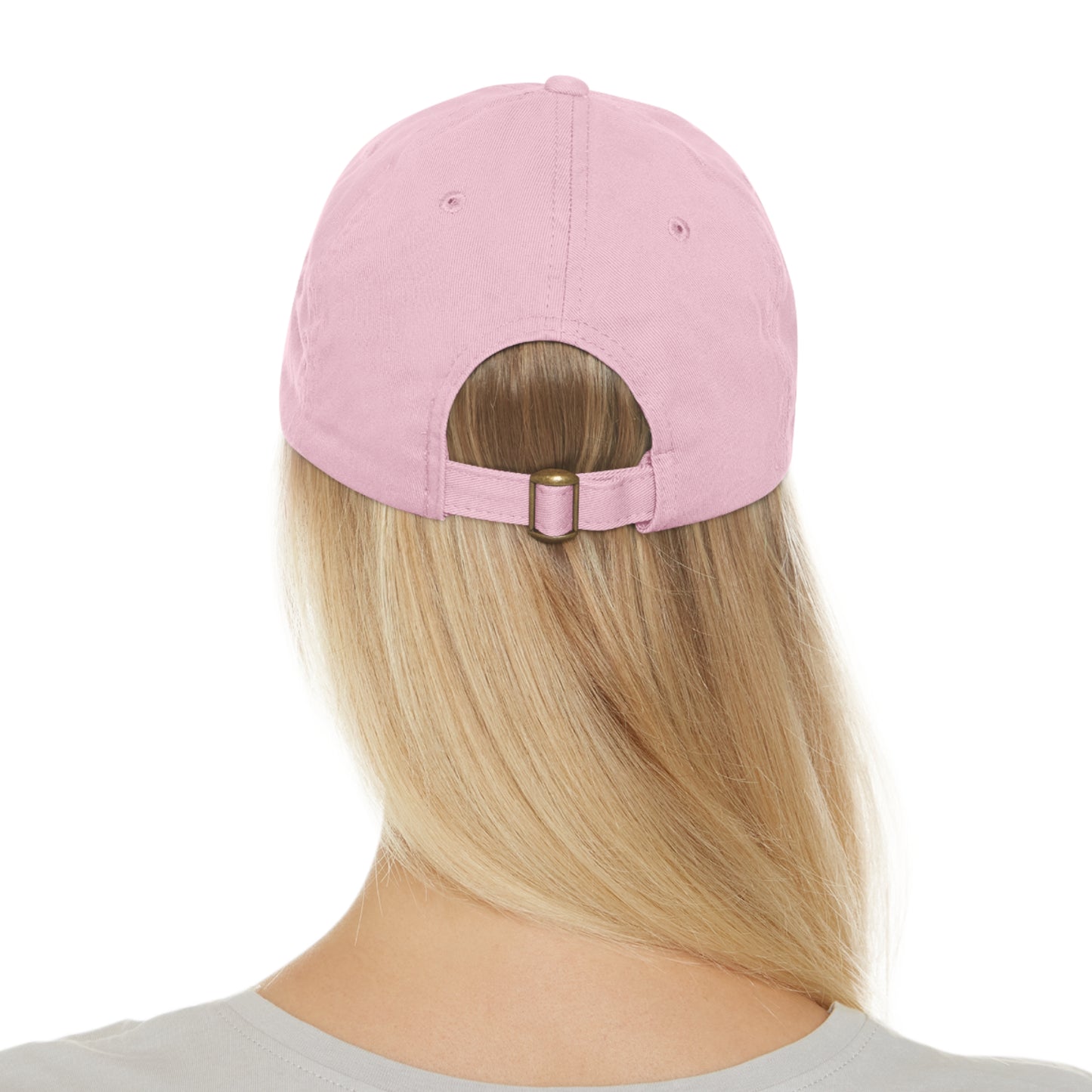 "Quail Covey Cottage" Stylish Dad Hat with Leather Patch, Casual Outdoor Wear, Unique Dad Accessory, Vintage-Inspired Cap,