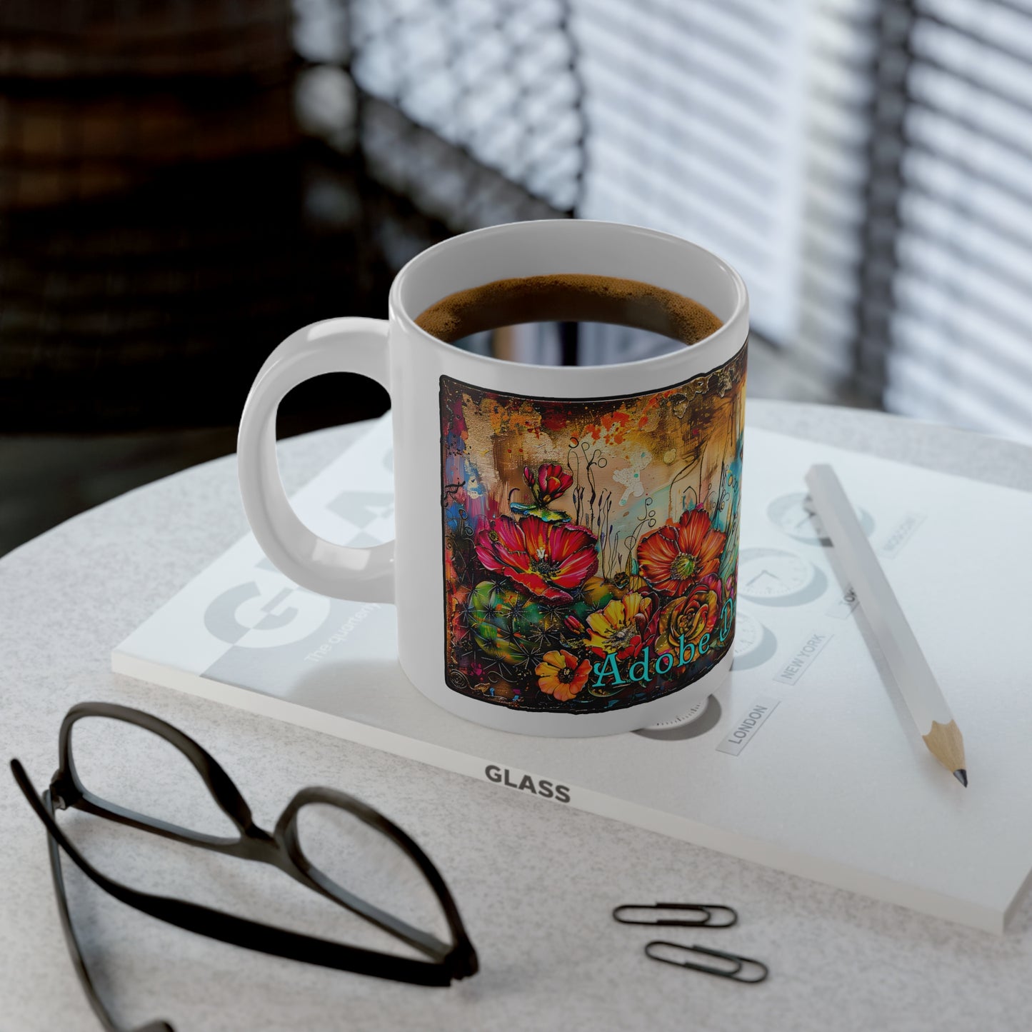 "Butterfly Dreams" Jumbo 20oz Ceramic Mug - Original Artwork by Rickie O. Pauley