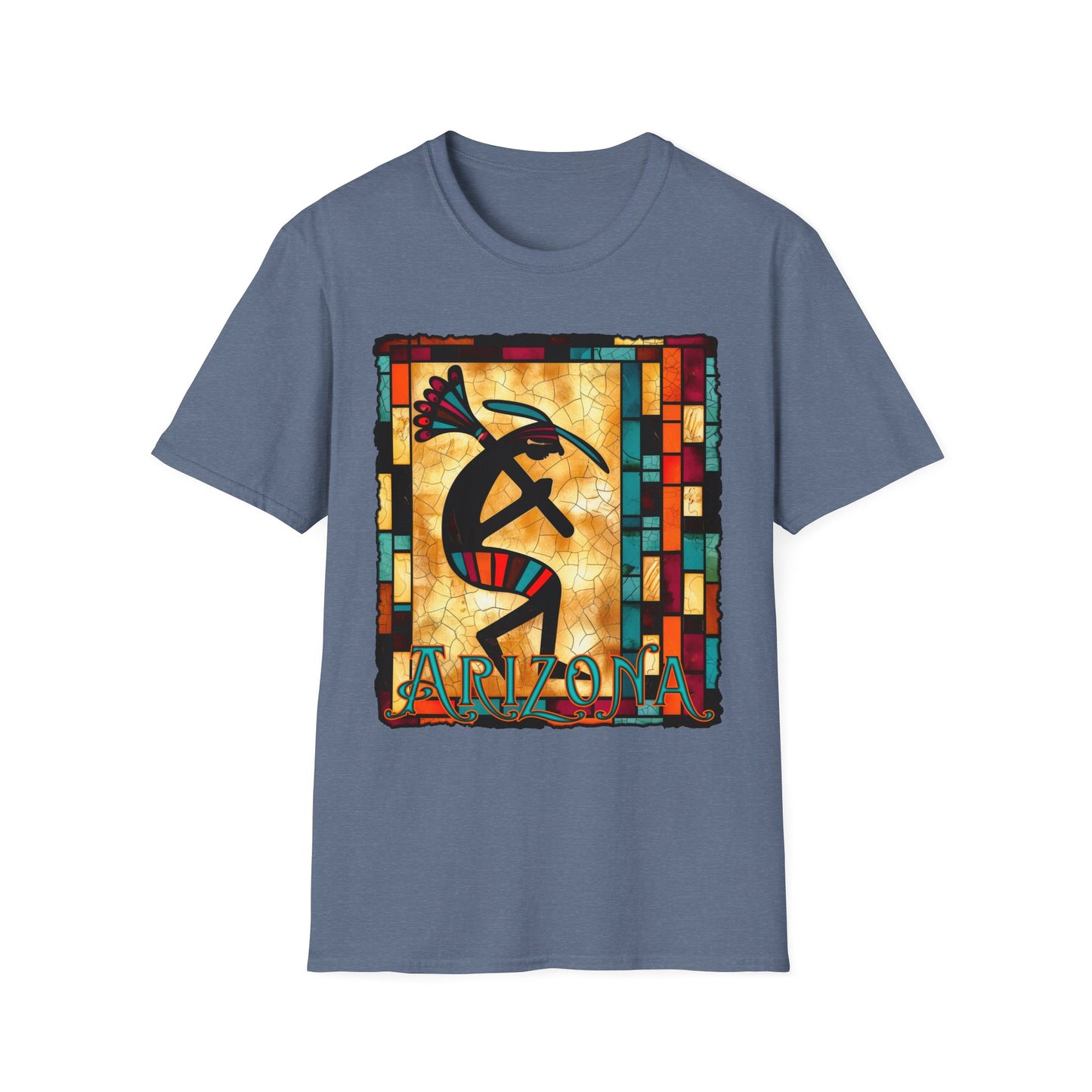"Bricks & Mortar" Unisex Softstyle T-Shirt from Adobe Dregs Coffee Stash™