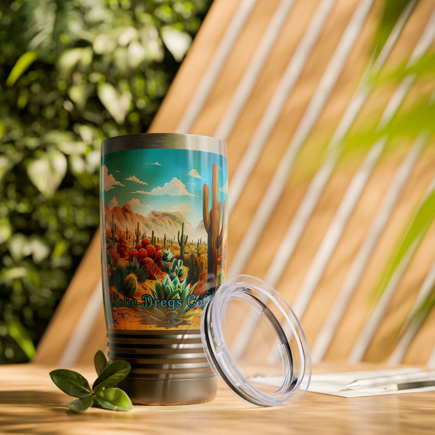 "Desert Bloom" 20oz Ringneck Stainless Steel Tumbler by Adobe Dregs Coffee™