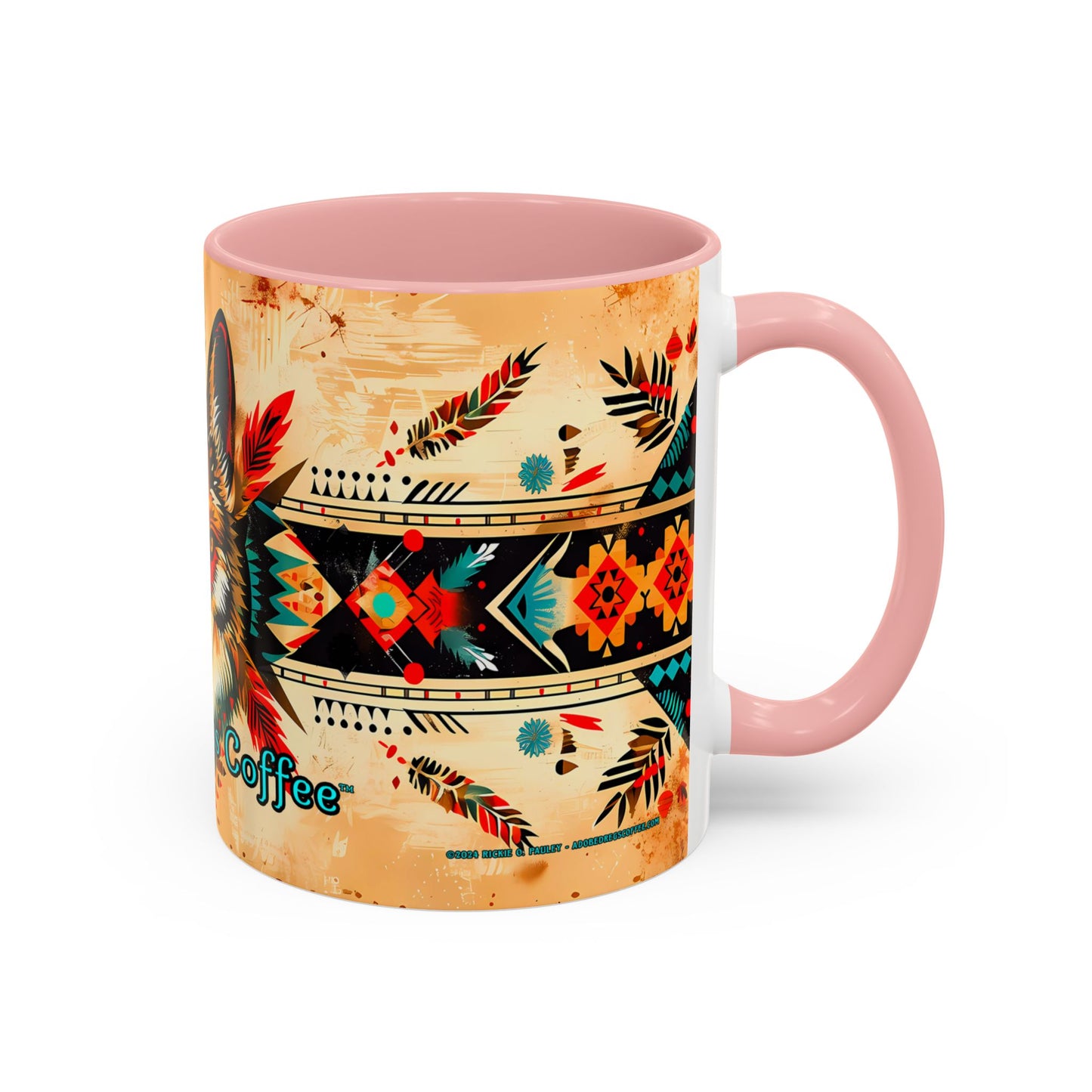 Song of the Wolf Accent Coffee Mug, 11oz from Adobe Dregs Coffee
