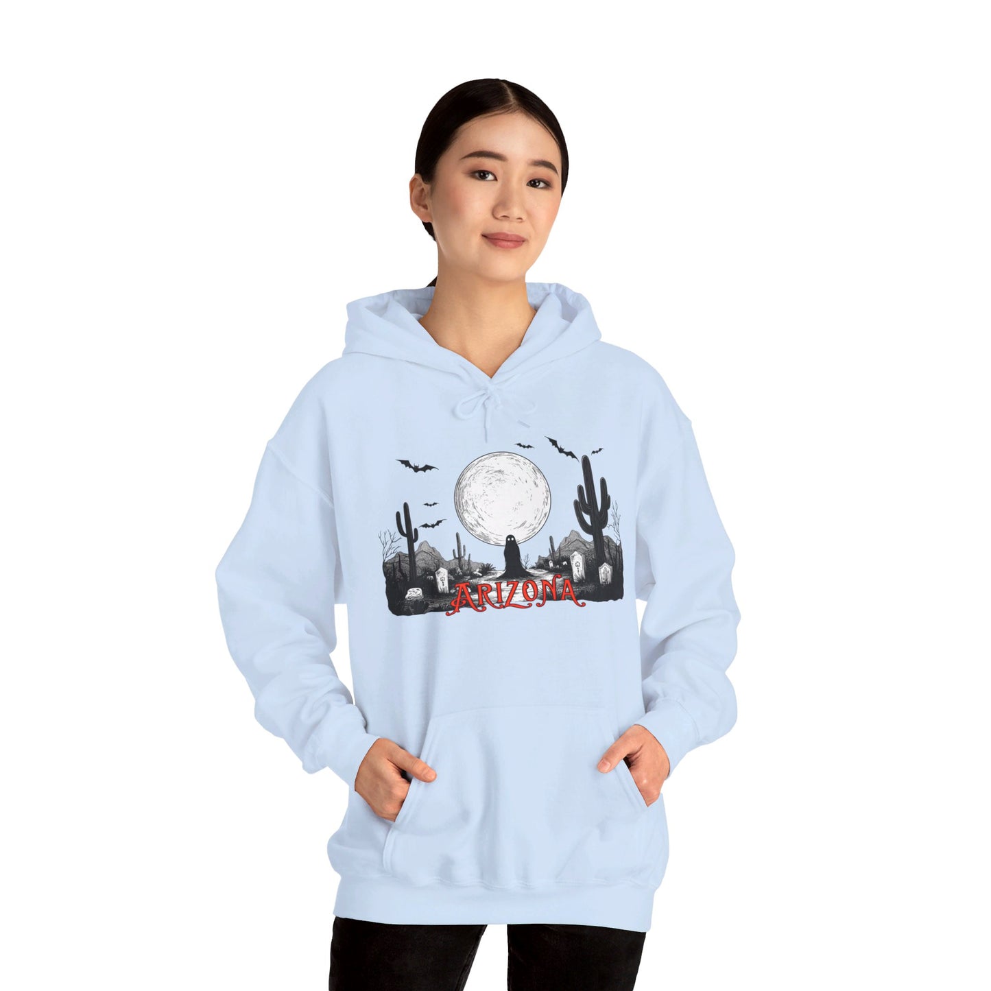 "Ghost Mirage" Unisex Heavy Blend™ Hooded Sweatshirt - Halloween