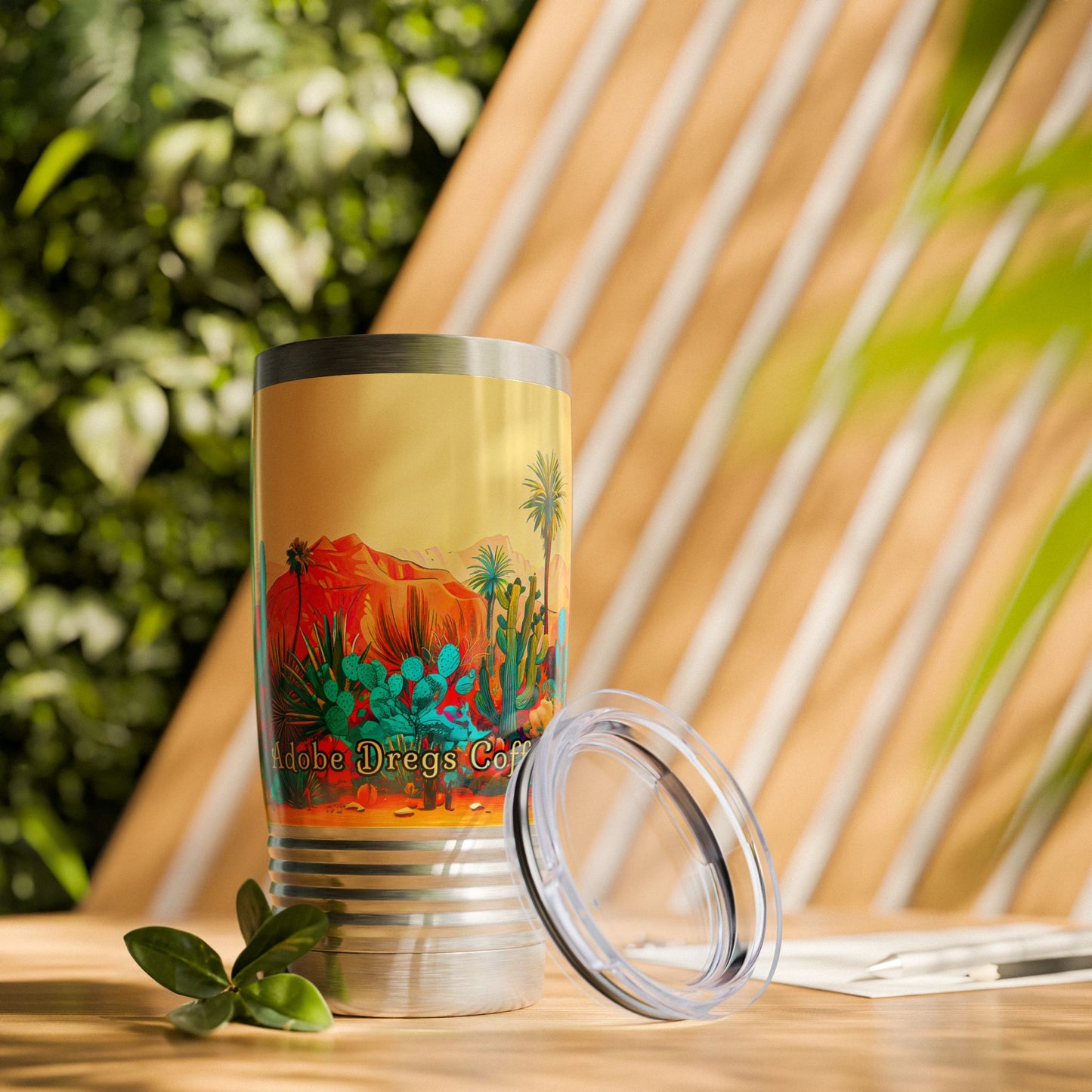 "Magical Mirage" Ringneck Tumbler, 20oz - Adobe Dregs Coffee™ Design