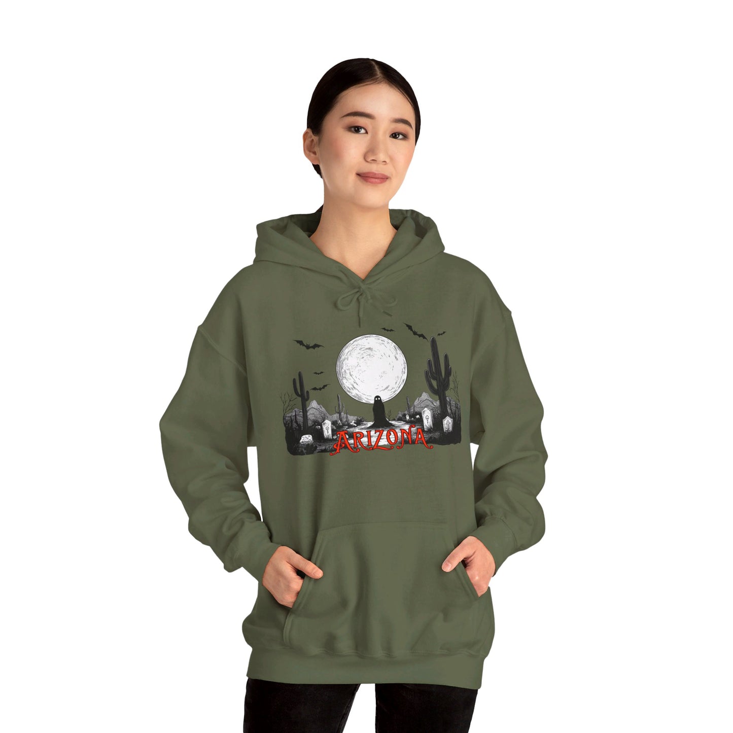 "Ghost Mirage" Unisex Heavy Blend™ Hooded Sweatshirt - Halloween