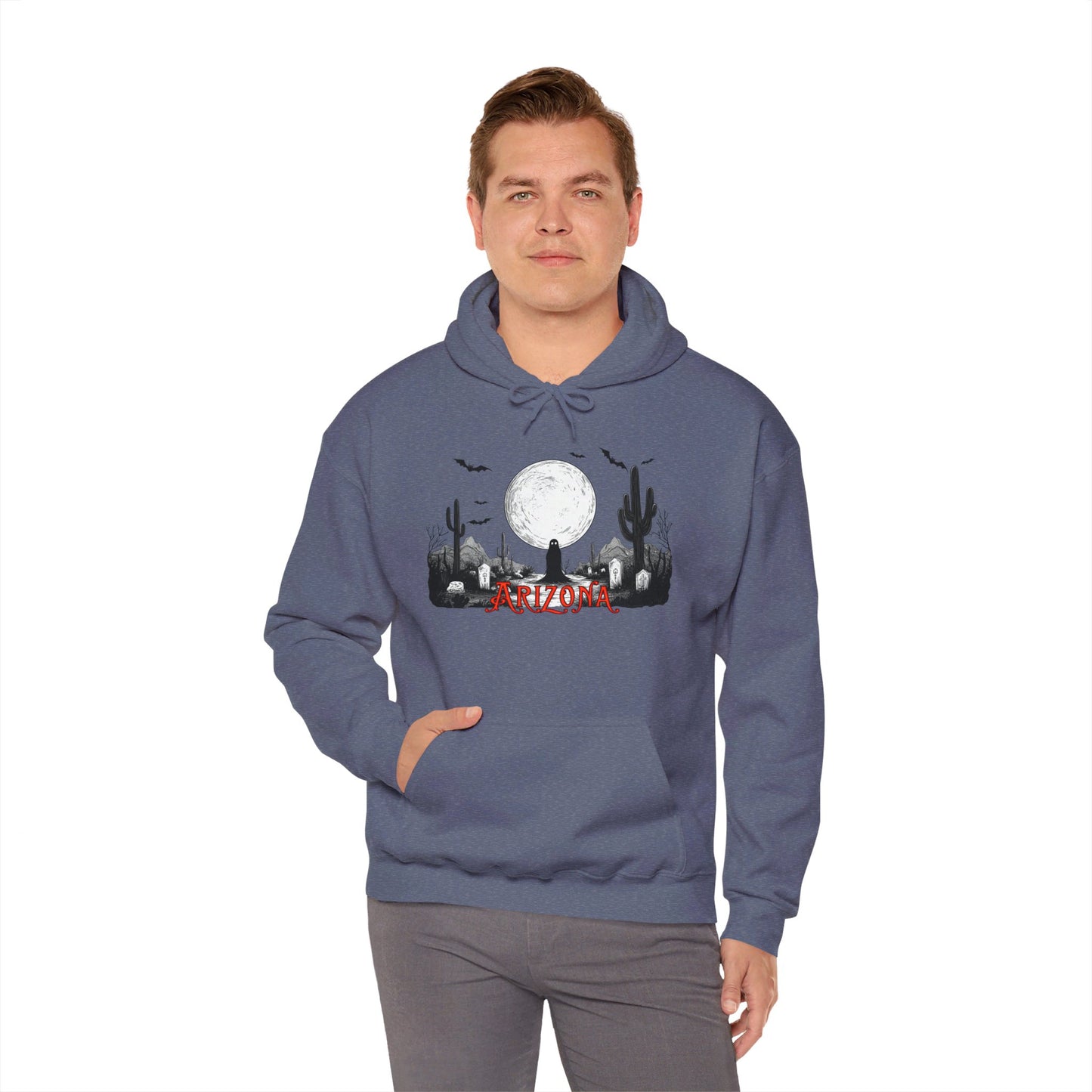 "Ghost Mirage" Unisex Heavy Blend™ Hooded Sweatshirt - Halloween