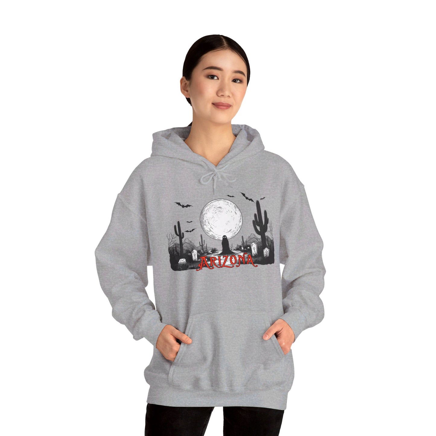 "Ghost Mirage" Unisex Heavy Blend™ Hooded Sweatshirt - Halloween