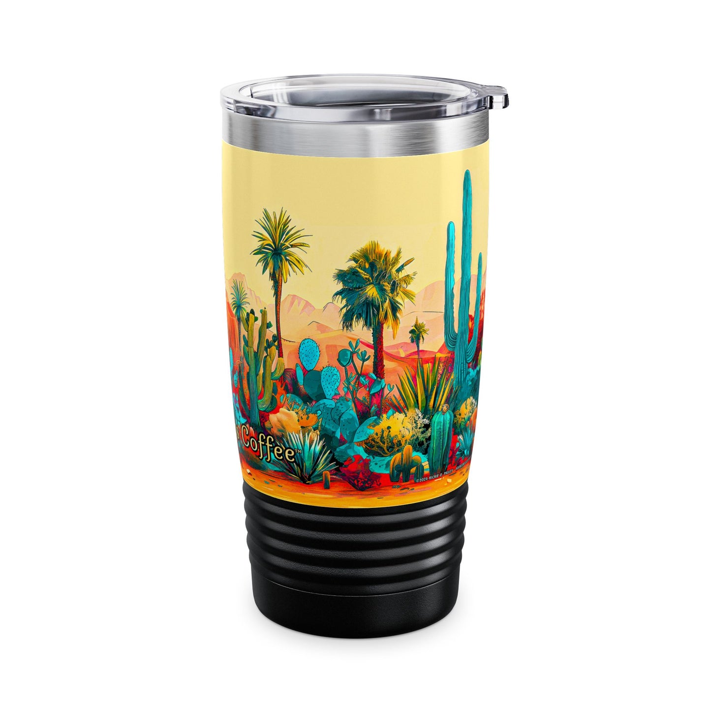 "Magical Mirage" Ringneck Tumbler, 20oz - Adobe Dregs Coffee™ Design