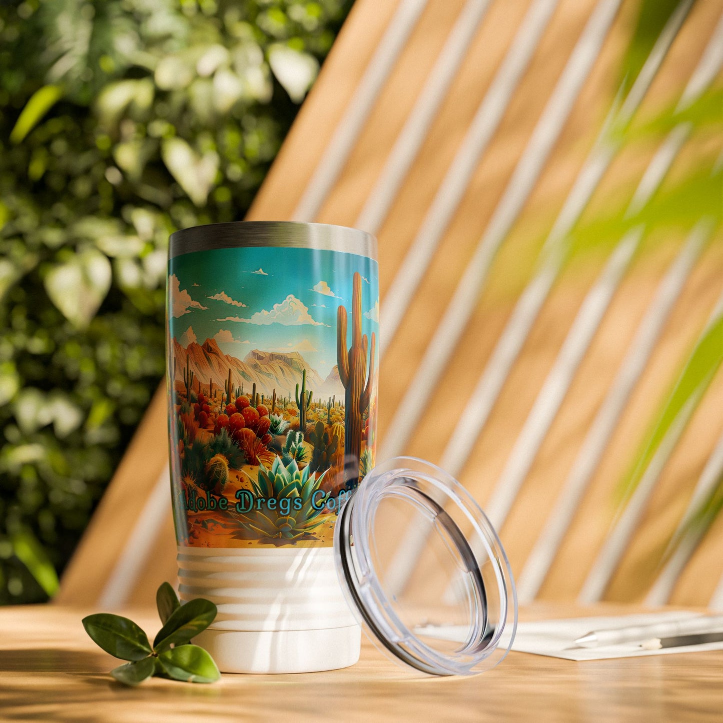 "Desert Bloom" 20oz Ringneck Stainless Steel Tumbler by Adobe Dregs Coffee™