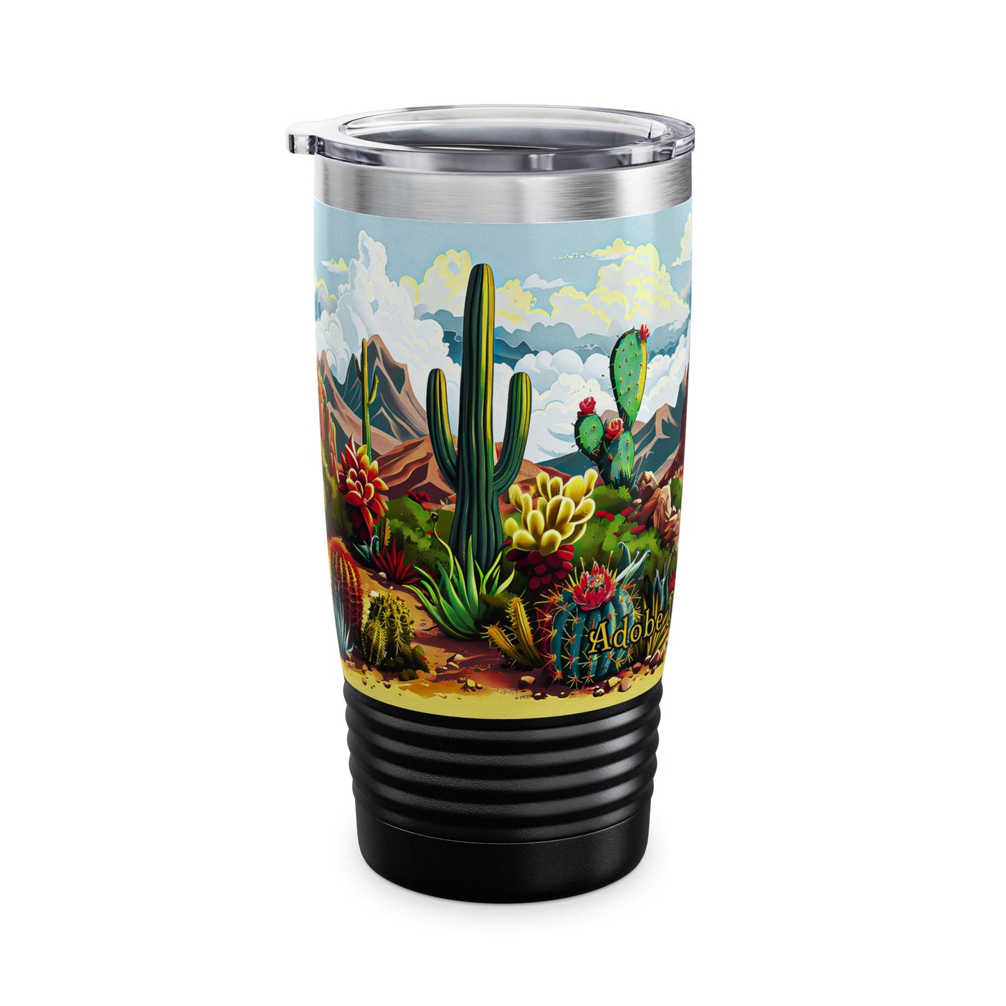 "Cactus Canyon" 20oz Ringneck Tumbler - from Adobe Dregs Coffee™