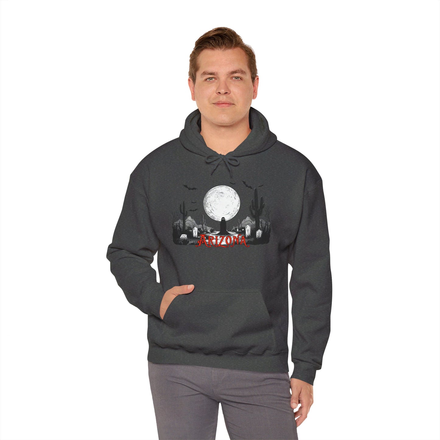 "Ghost Mirage" Unisex Heavy Blend™ Hooded Sweatshirt - Halloween