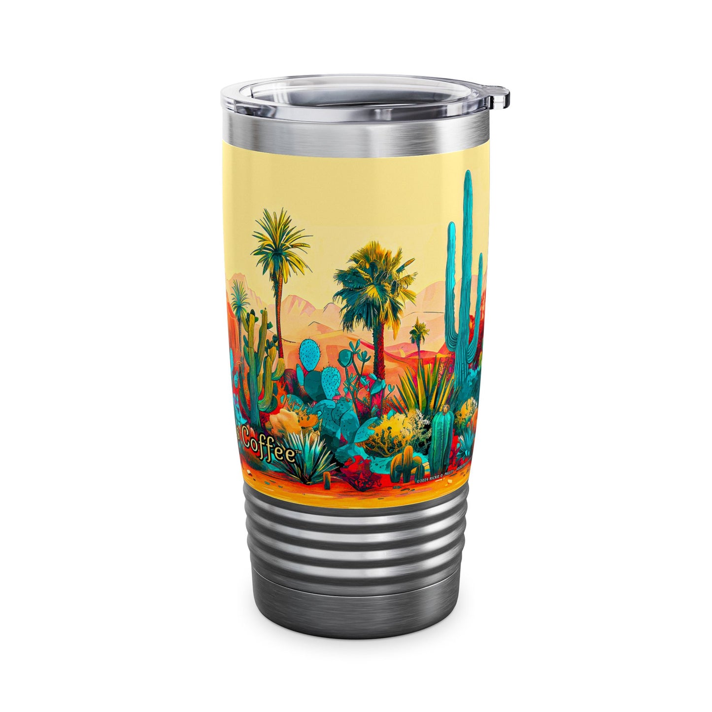"Magical Mirage" Ringneck Tumbler, 20oz - Adobe Dregs Coffee™ Design