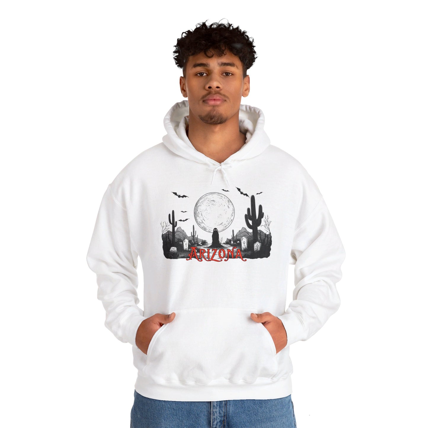 "Ghost Mirage" Unisex Heavy Blend™ Hooded Sweatshirt - Halloween