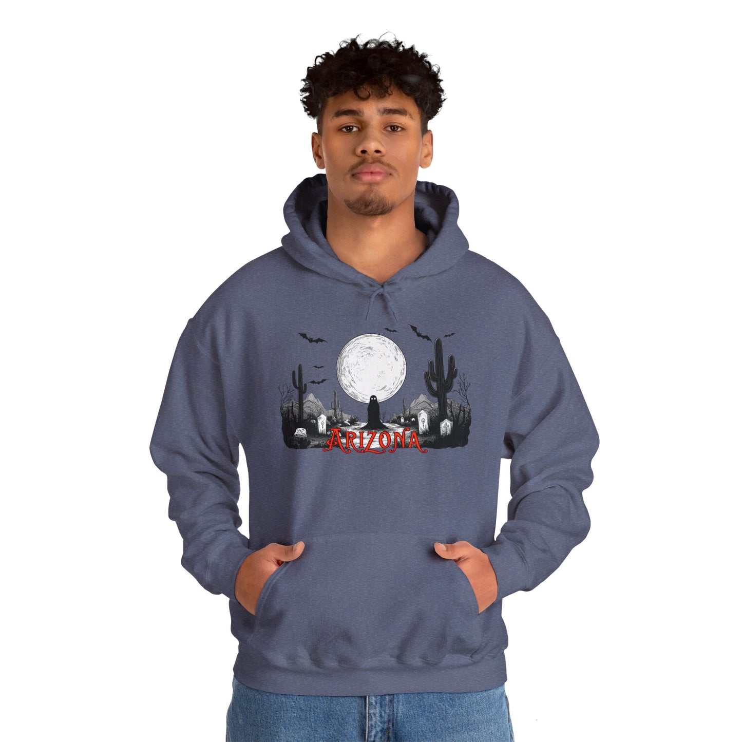 "Ghost Mirage" Unisex Heavy Blend™ Hooded Sweatshirt - Halloween