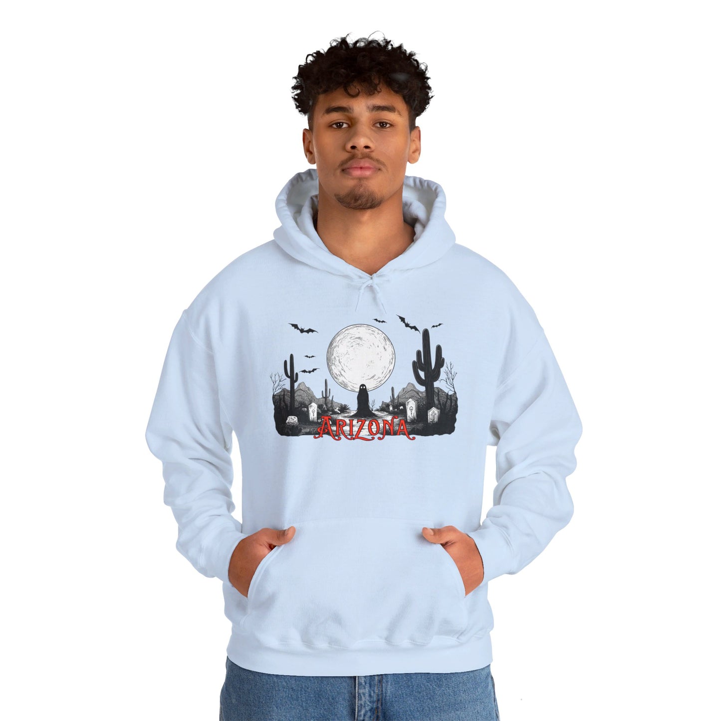 "Ghost Mirage" Unisex Heavy Blend™ Hooded Sweatshirt - Halloween