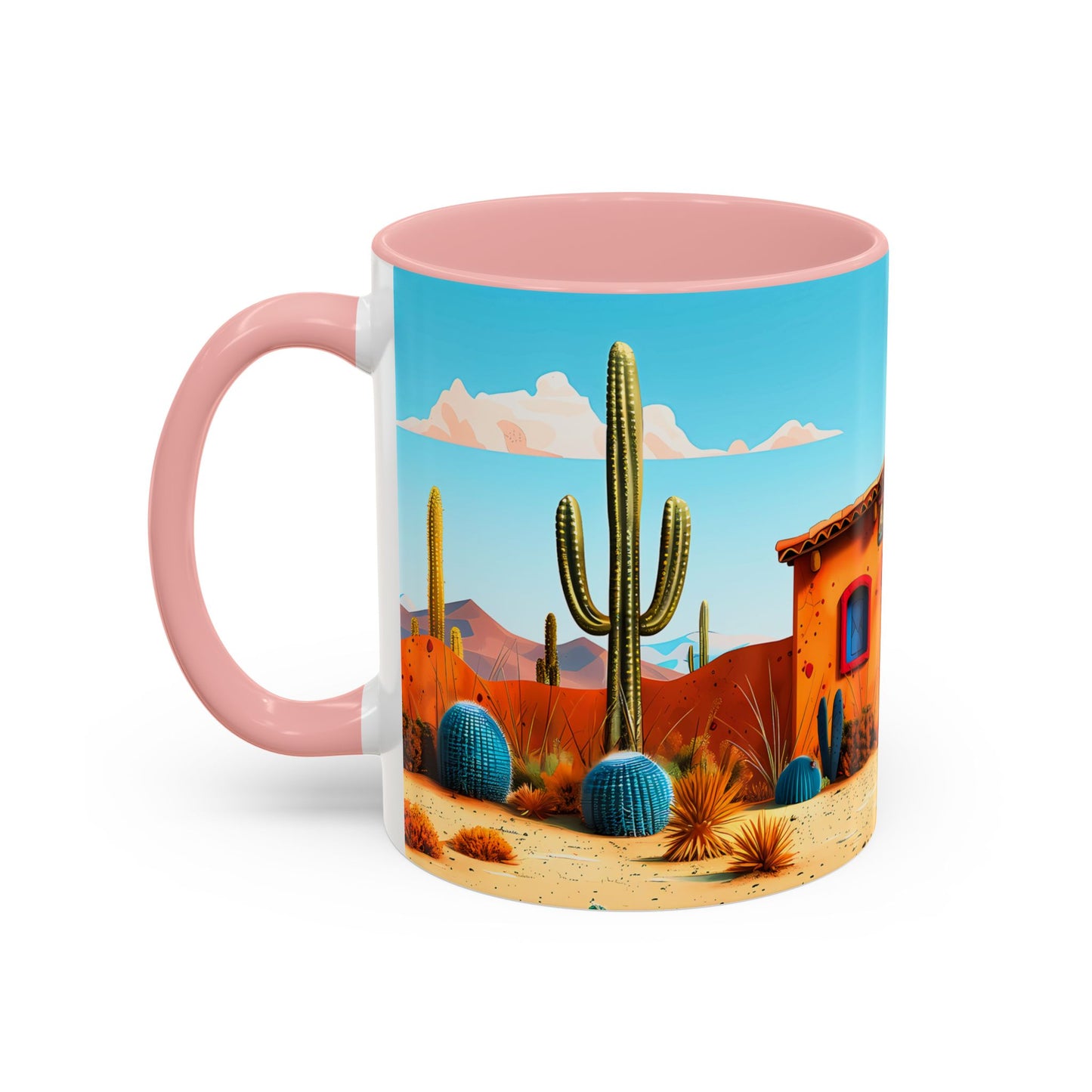 The Blue Door Accent Coffee Mug, 11oz from Adobe Dregs Coffee