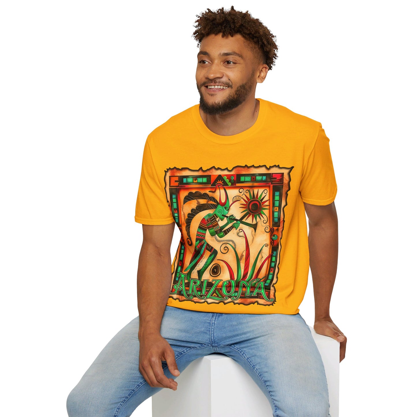 "Jaden Trumpet" Unisex Softstyle T-Shirt from Adobe Dregs Coffee Stash™