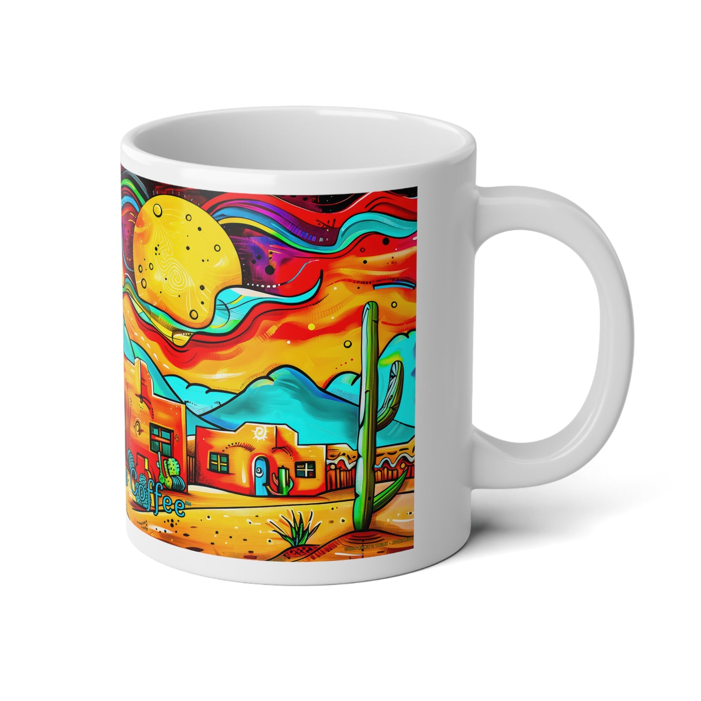 "Cheddar Moon" - Jumbo Mug, 20oz