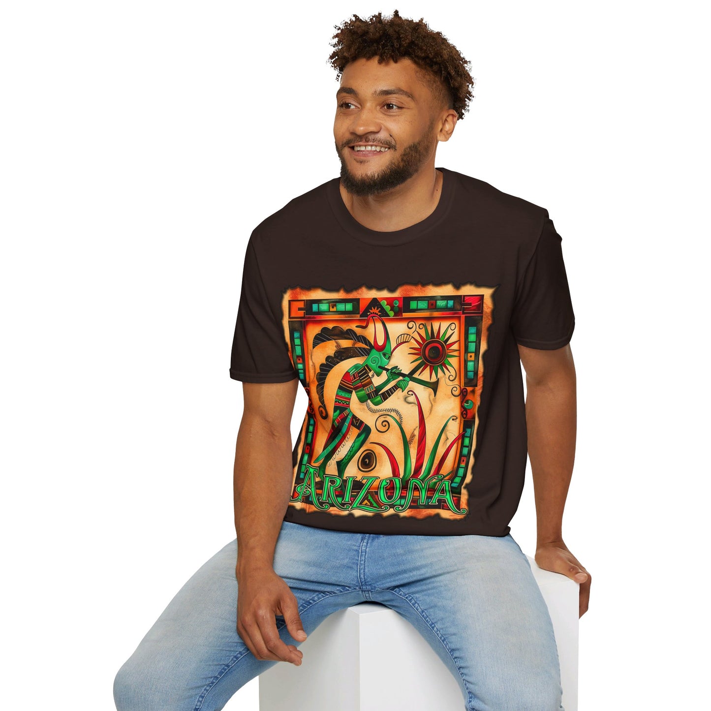 "Jaden Trumpet" Unisex Softstyle T-Shirt from Adobe Dregs Coffee Stash™