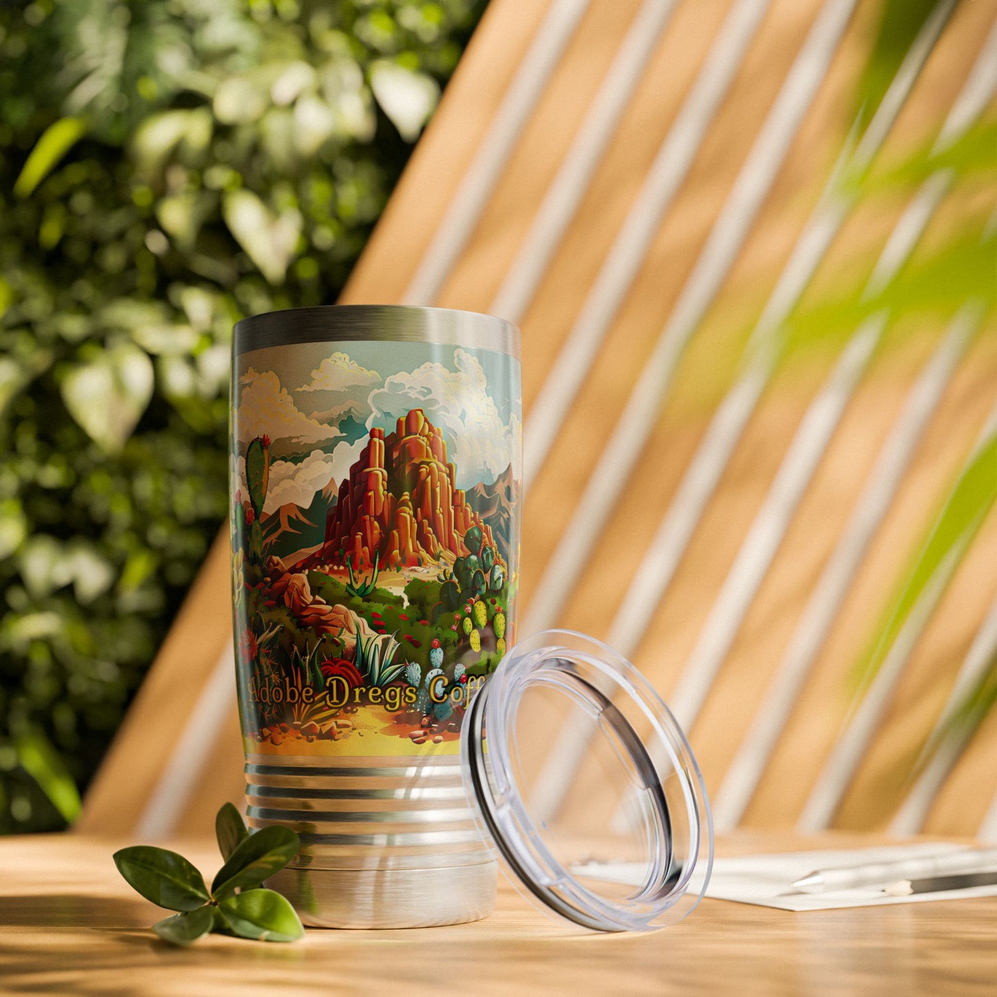 "Cactus Canyon" 20oz Ringneck Tumbler - from Adobe Dregs Coffee™