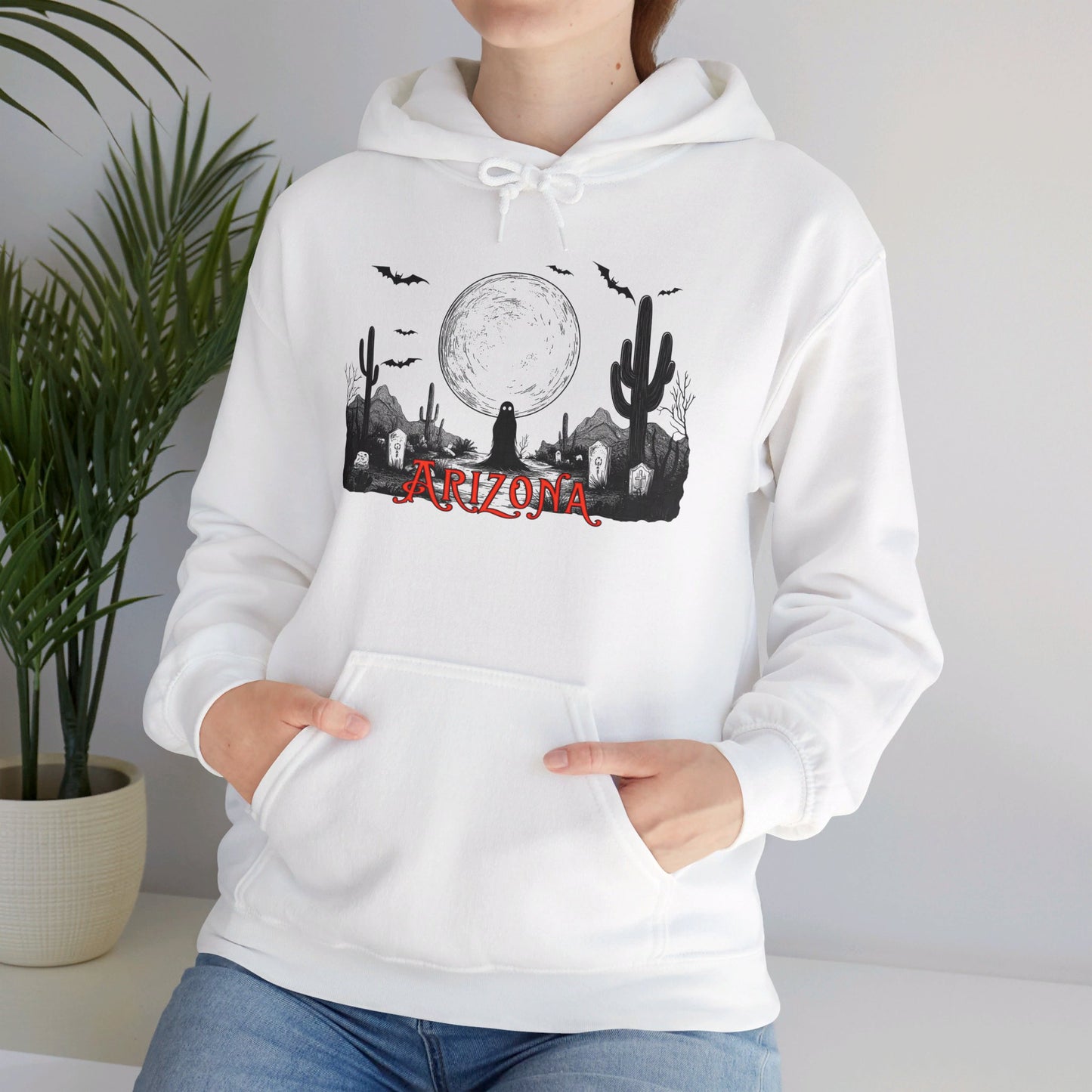 "Ghost Mirage" Unisex Heavy Blend™ Hooded Sweatshirt - Halloween
