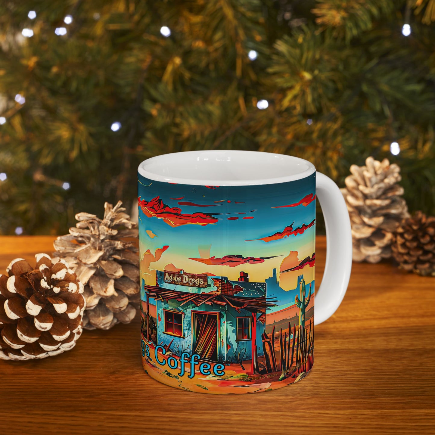 "The Coffee Shack" Coffee Mug - Available in 11oz & 15oz Sizes - Original Artwork by Rickie O. Pauley