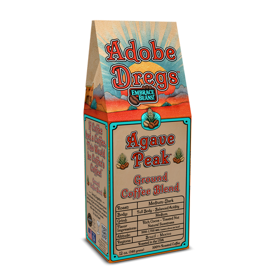 Adobe Dregs Coffee™ Agave Peak™ Medium-Dark Roast Ground Coffee Blend