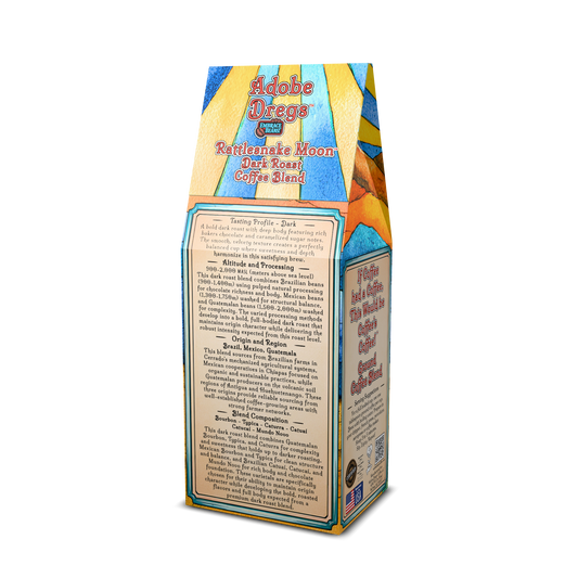 Adobe Dregs Coffee™ Rattlesnake Moon™ Dark Roast Ground Coffee Blend