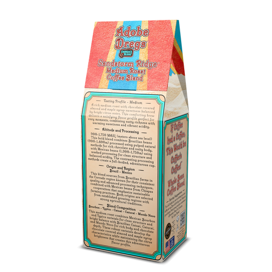 Adobe Dregs Coffee™ Sandstorm Ridge™ Medium Roast Whole Bean Coffee Blend