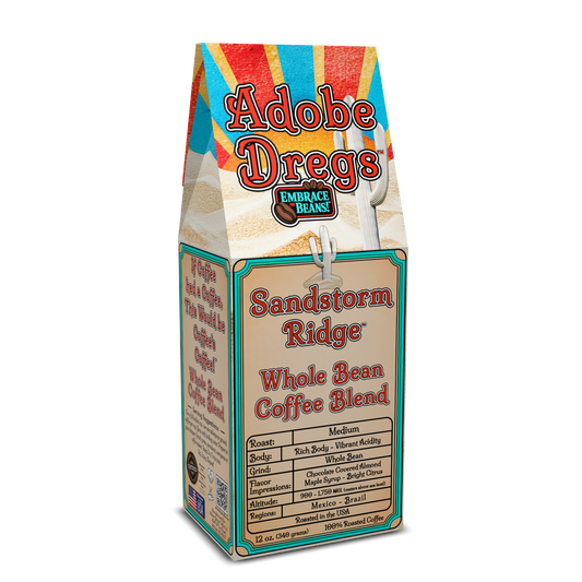 Adobe Dregs Coffee™ Sandstorm Ridge™ Medium Roast Whole Bean Coffee Blend
