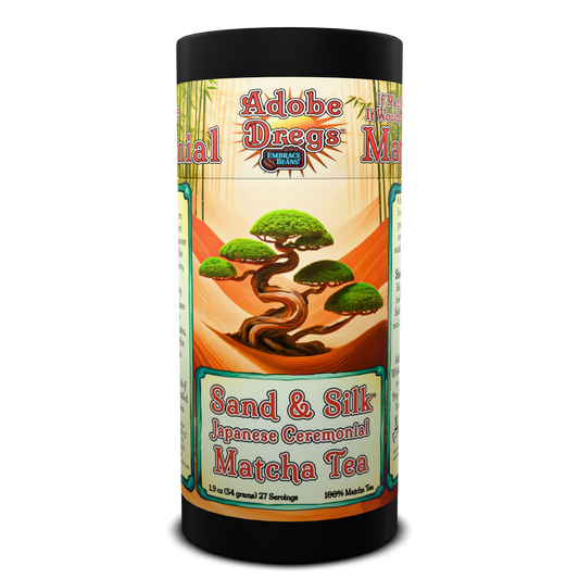 Adobe Dregs™ Sand & Silk™ Japanese Ceremonial Matcha Tea