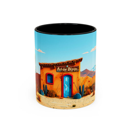 The Blue Door Accent Coffee Mug, 11oz from Adobe Dregs Coffee