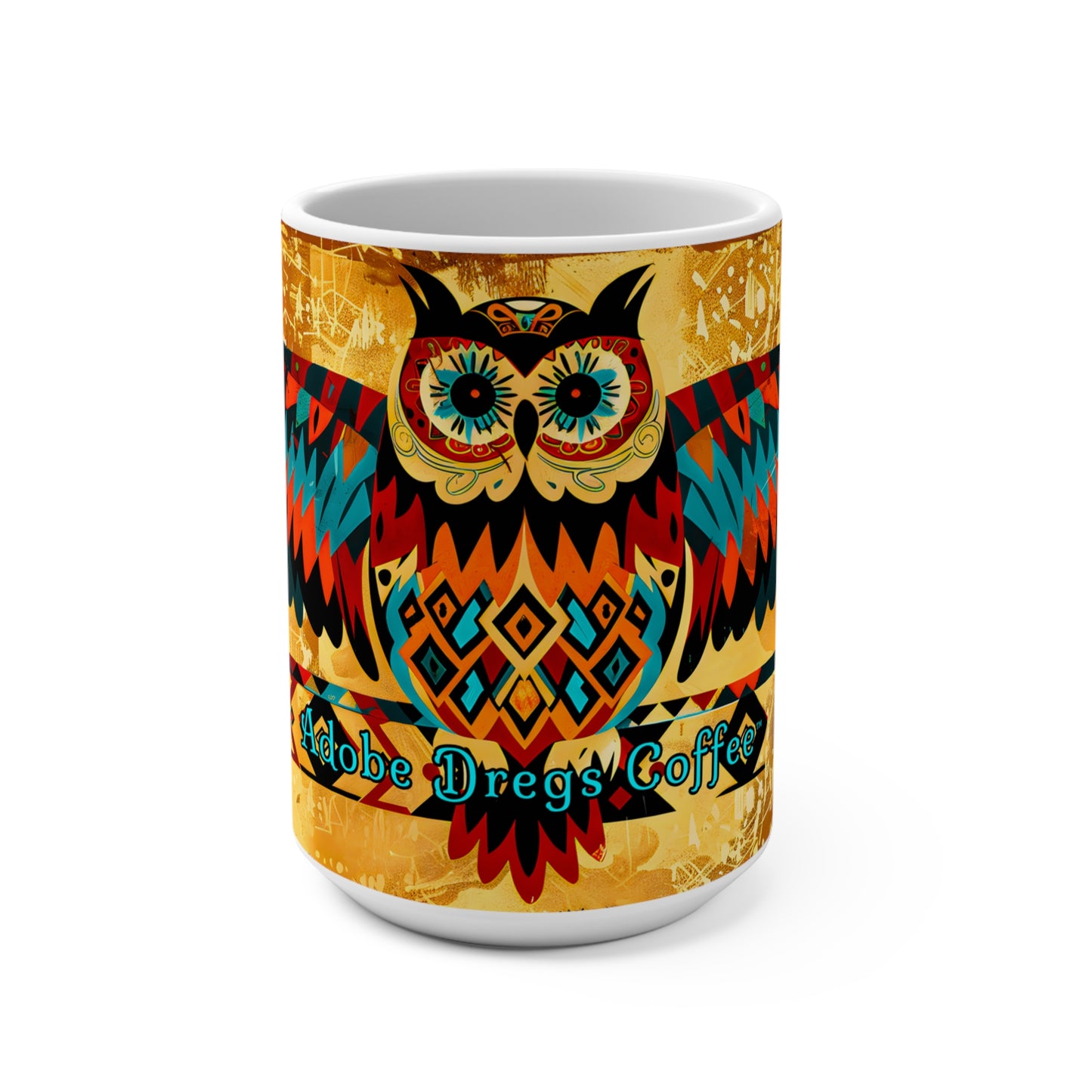 "Spread Your Wings" Colorful Owl Coffee Mug - 15oz Ceramic Mug for Coffee Lovers & Gift Idea