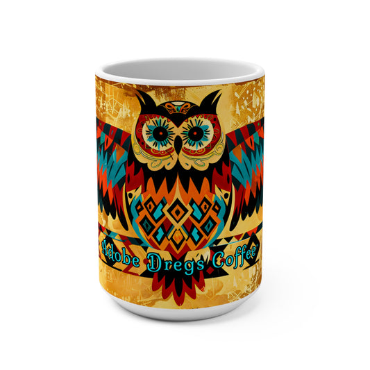 "Spread Your Wings" Colorful Owl Coffee Mug - 15oz Ceramic Mug for Coffee Lovers & Gift Idea