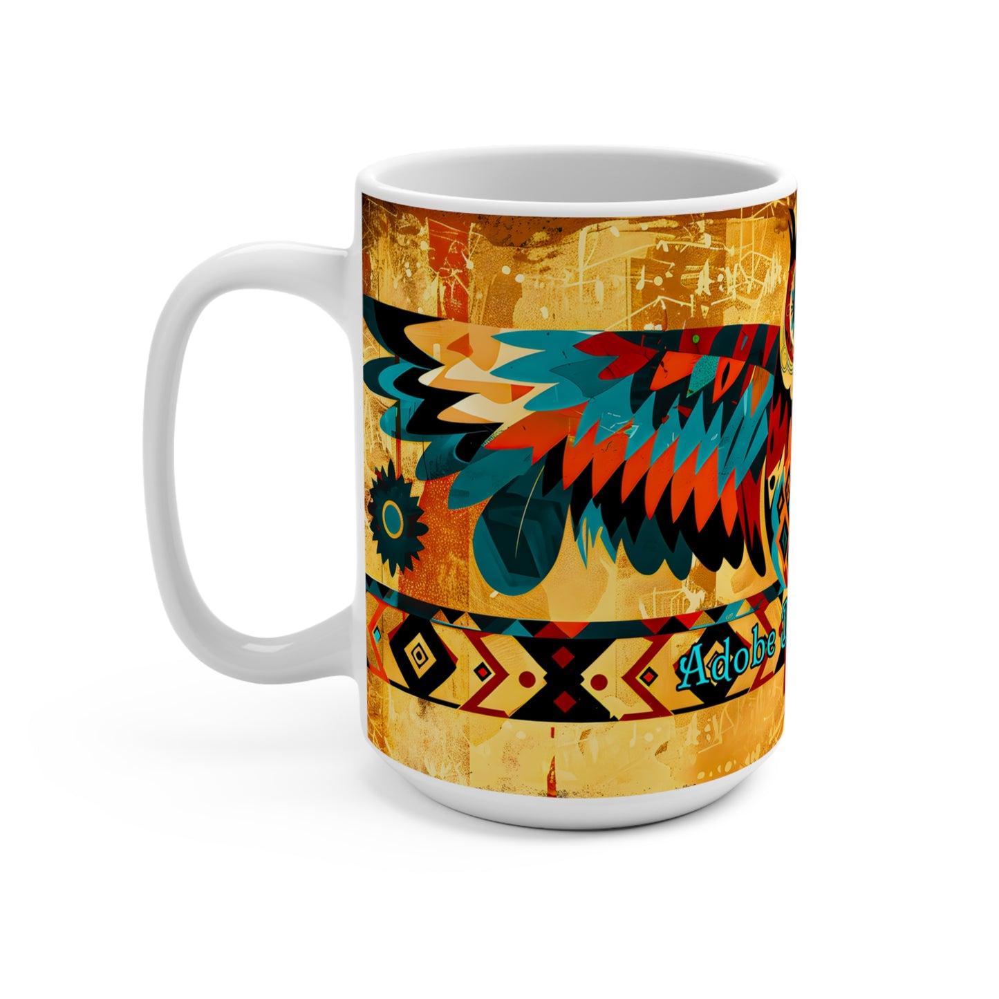 "Spread Your Wings" Colorful Owl Coffee Mug - 15oz Ceramic Mug for Coffee Lovers & Gift Idea