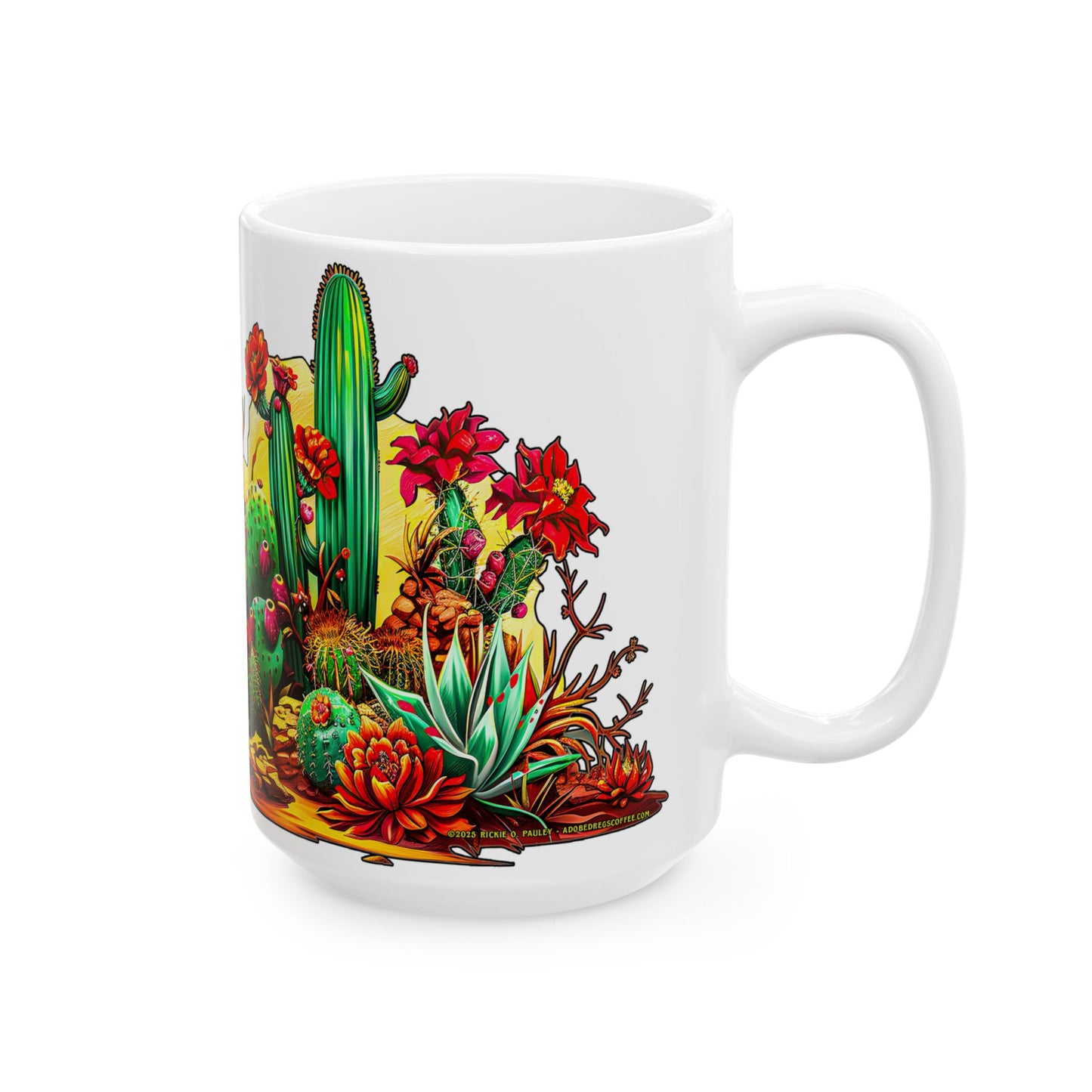 "Arizona Wild" Southwest Desert Ceramic Mug - 11oz and 15oz sizes, Coffee & Tea Lovers, Makes a great souvenir gift!