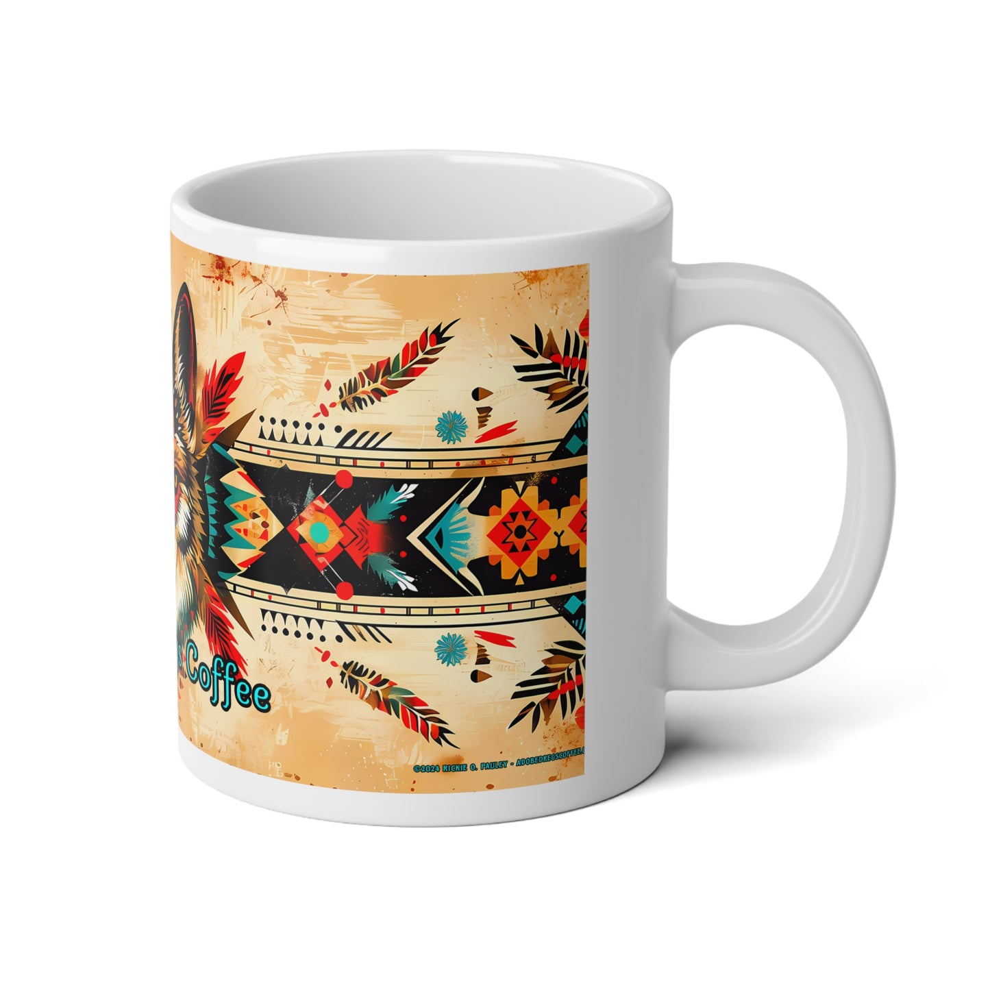 "Song of the Wolf" - Jumbo Mug, 20oz