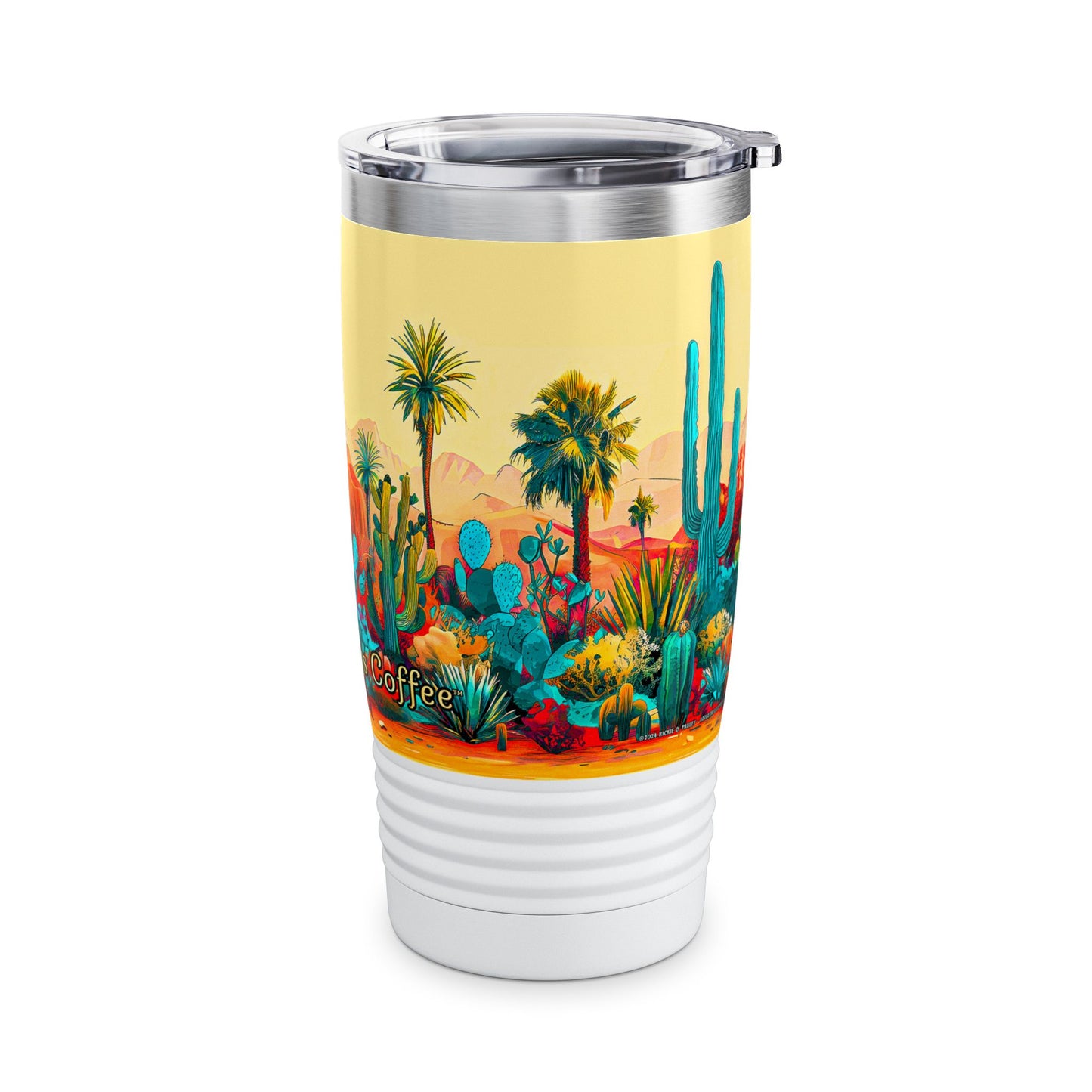 "Magical Mirage" Ringneck Tumbler, 20oz - Adobe Dregs Coffee™ Design