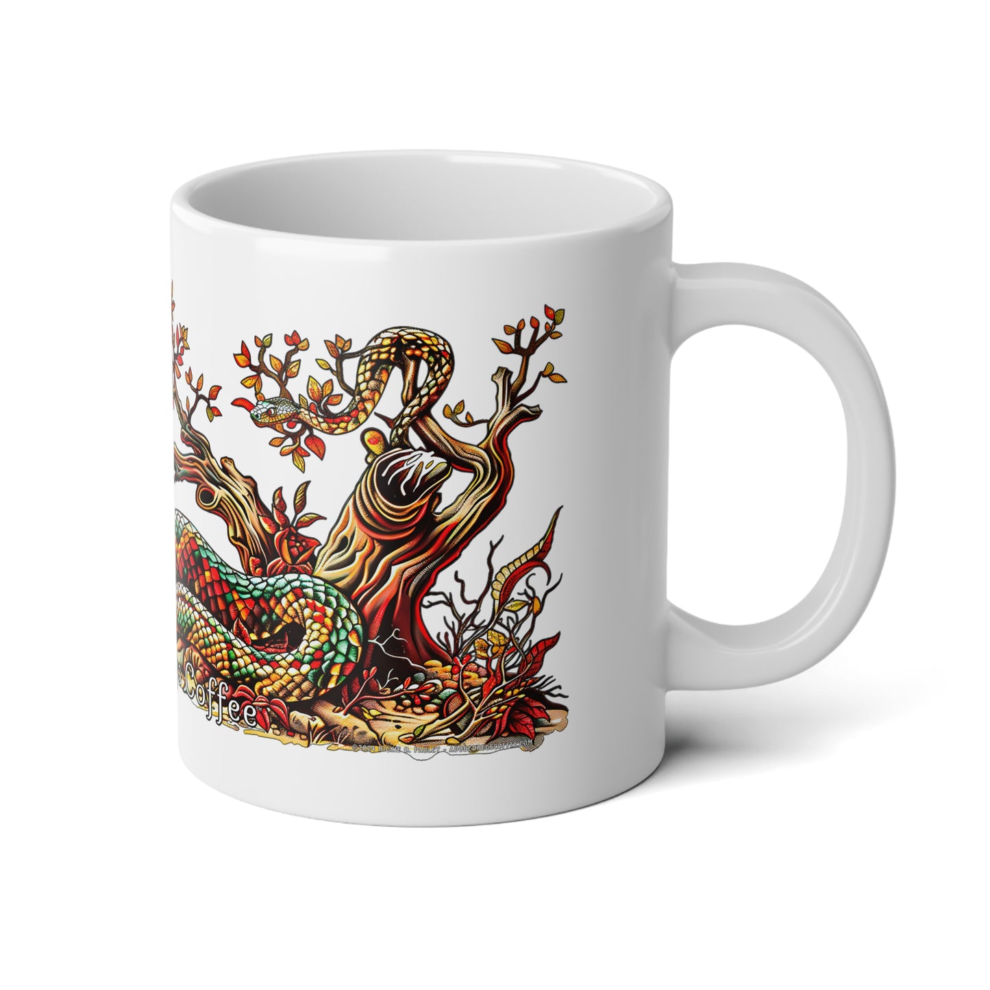 "Rattler's Refuge" Arizona - Vibrant 20oz Jumbo Mug - Perfect for Coffee Lovers