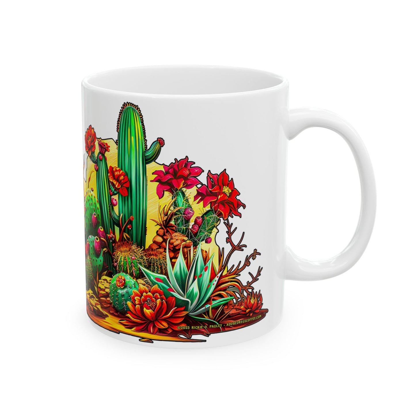 "Arizona Wild" Southwest Desert Ceramic Mug - 11oz and 15oz sizes, Coffee & Tea Lovers, Makes a great souvenir gift!