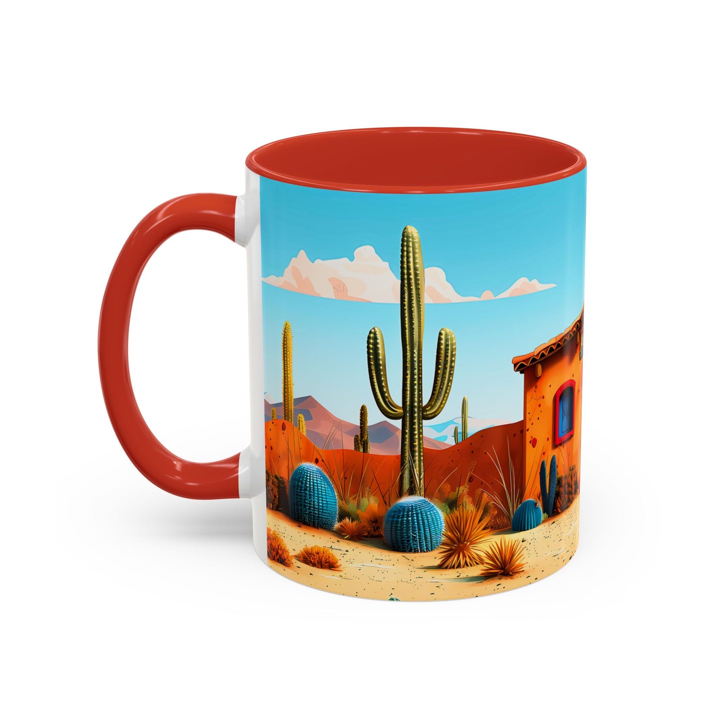 The Blue Door Accent Coffee Mug, 11oz from Adobe Dregs Coffee