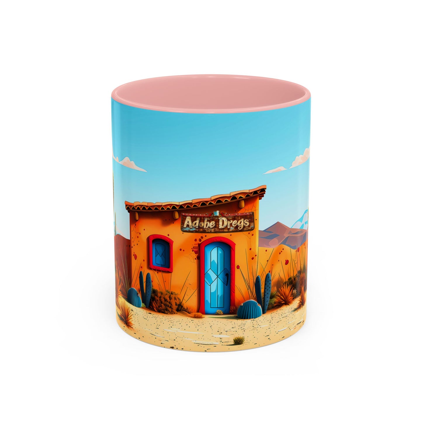 The Blue Door Accent Coffee Mug, 11oz from Adobe Dregs Coffee