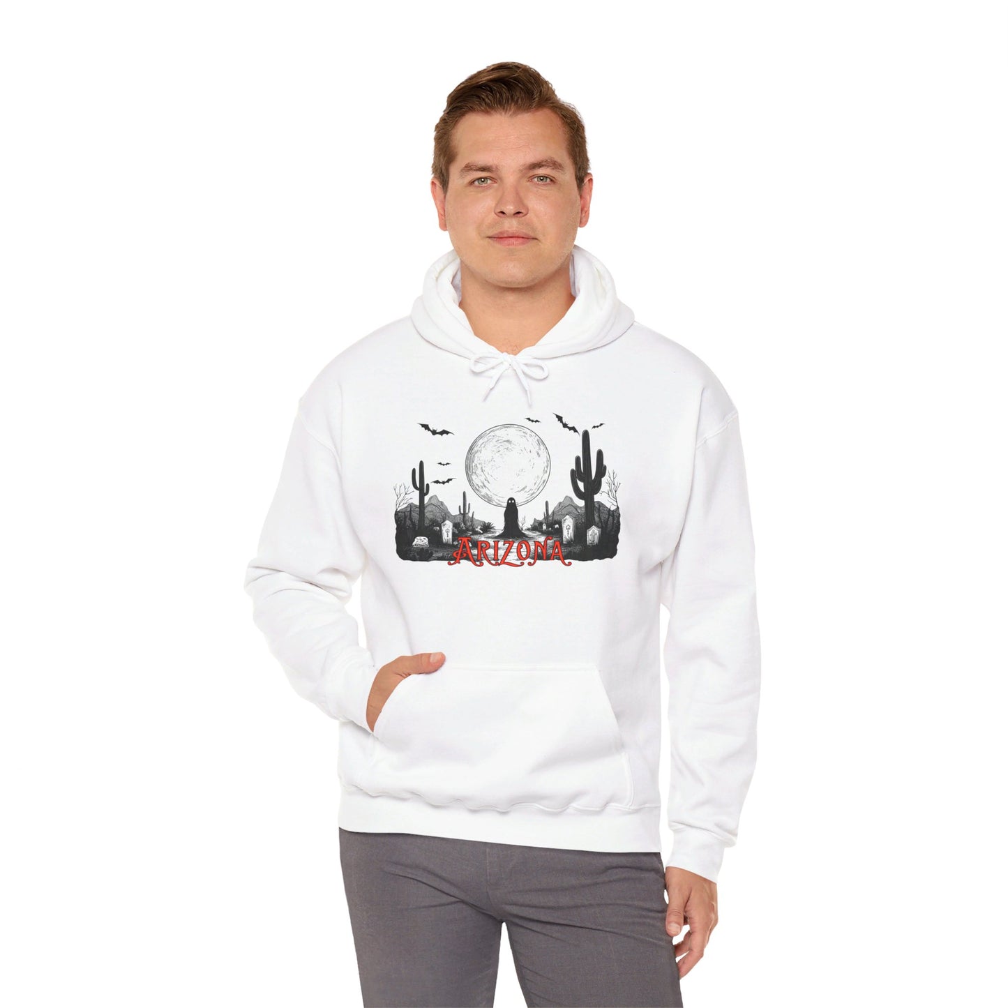 "Ghost Mirage" Unisex Heavy Blend™ Hooded Sweatshirt - Halloween