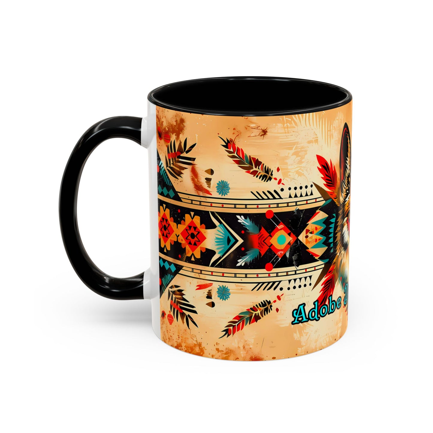 Song of the Wolf Accent Coffee Mug, 11oz from Adobe Dregs Coffee