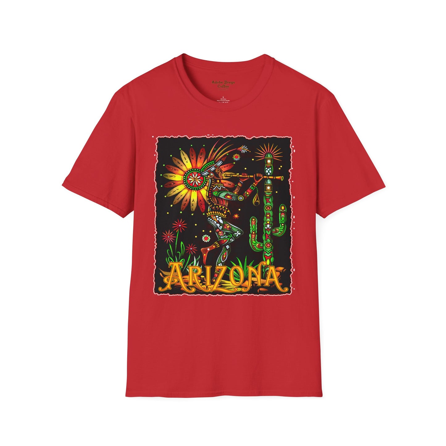 "Totem" Unisex Softstyle T-Shirt from Adobe Dregs Coffee Stash™