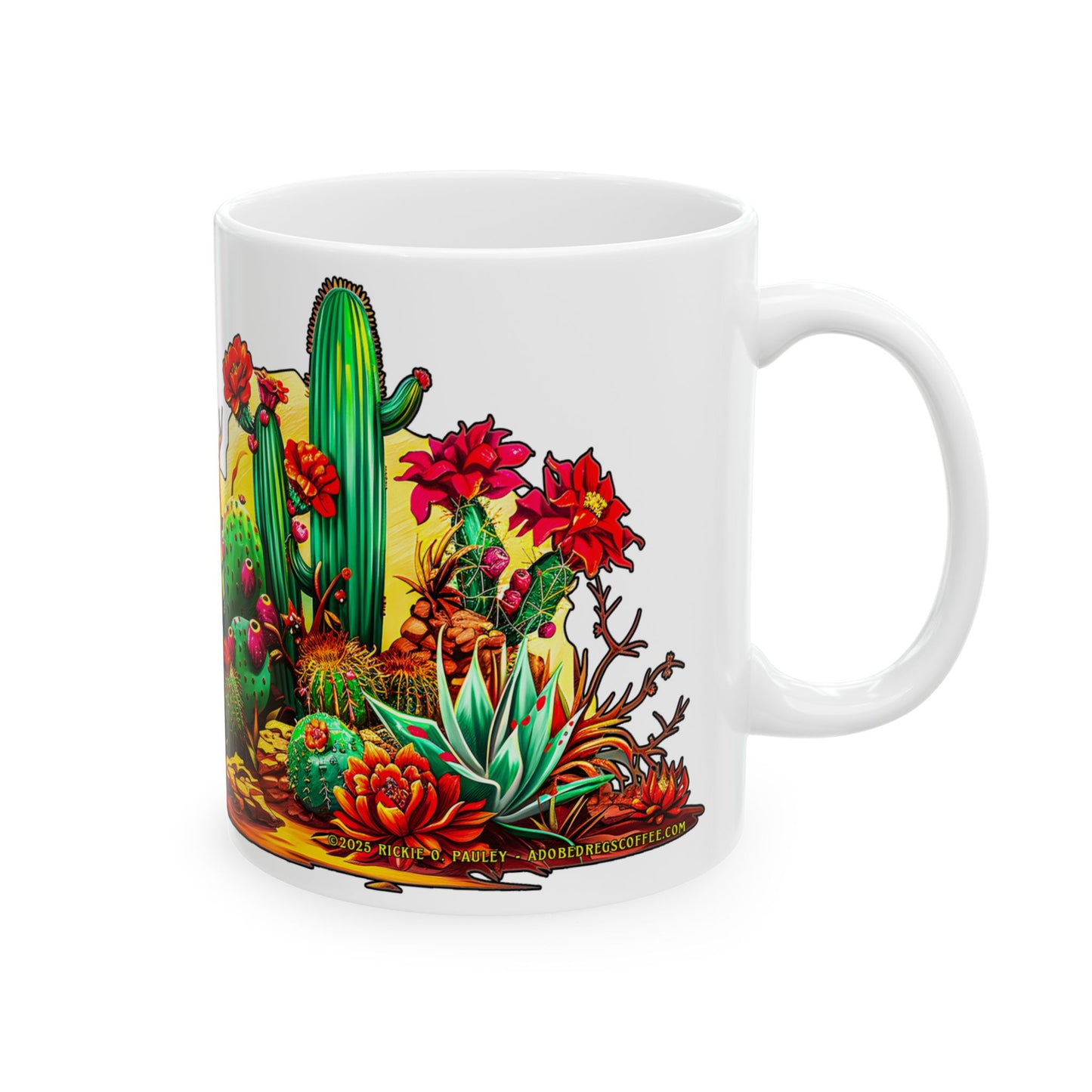"Arizona Wild" Southwest Desert Ceramic Mug - 11oz and 15oz sizes, Coffee & Tea Lovers, Makes a great souvenir gift!